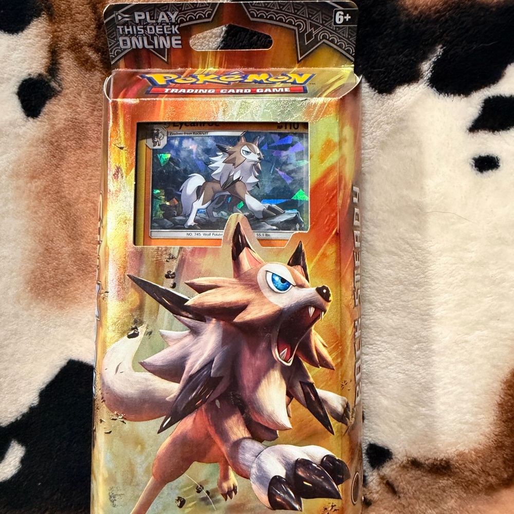 Pokemon Rock Steady Theme Deck with Lycanroc